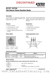 BYY57-1200 datasheet pdf Diodes