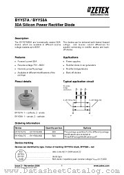 BYY57A-600 datasheet pdf Diodes