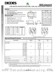 DCX124EH-7 datasheet pdf Diodes