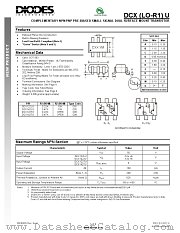 DCX122TU-7-F datasheet pdf Diodes