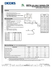 DDTA144TCA-7-F datasheet pdf Diodes