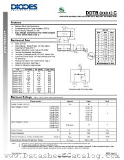 DDTB114GC-7-F datasheet pdf Diodes