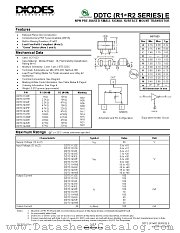 DDTC114WE-7-F datasheet pdf Diodes