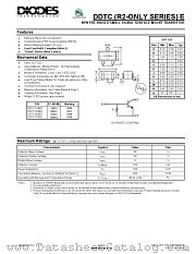 DDTC114GE-7-F datasheet pdf Diodes