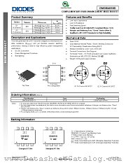 DMC6040SSD-13 datasheet pdf Diodes
