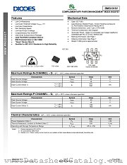 DMG1016V-7 datasheet pdf Diodes