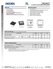 DMG4468LFG-7 datasheet pdf Diodes