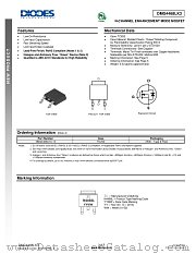 DMG4468LK3-13 datasheet pdf Diodes
