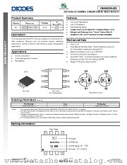 DMN2029USD datasheet pdf Diodes