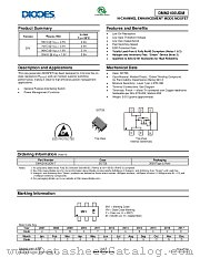 DMN2100UDM-7 datasheet pdf Diodes