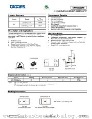 DMN62D0LFB-7B datasheet pdf Diodes