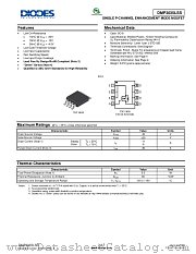 DMP3035LSS datasheet pdf Diodes