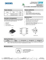 DMP4050SSS datasheet pdf Diodes