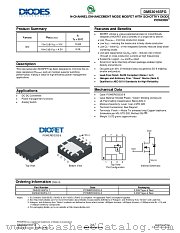 DMS3016SFG datasheet pdf Diodes