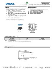 DMS3016SSSA-13 datasheet pdf Diodes