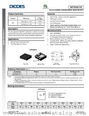 DMT3008LFDF datasheet pdf Diodes