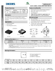 DMT6016LFDF-13 datasheet pdf Diodes