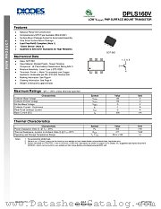 DPLS160V-7 datasheet pdf Diodes