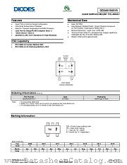DZQA6V8AXV5-7 datasheet pdf Diodes