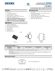 FCX1053ATA datasheet pdf Diodes