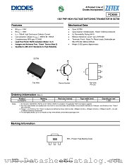 FCX555TA datasheet pdf Diodes