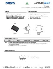 FCX558 datasheet pdf Diodes