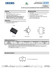 FCX591A datasheet pdf Diodes