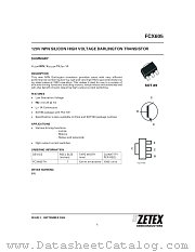 FCX605 datasheet pdf Diodes