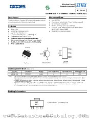 FZT651Q datasheet pdf Diodes
