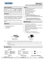 MBR20200SC datasheet pdf Diodes