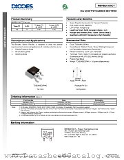 MBRB20150CT-13 datasheet pdf Diodes