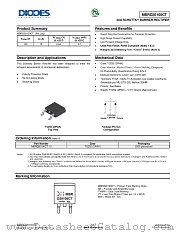 MBRD20100CT-13 datasheet pdf Diodes