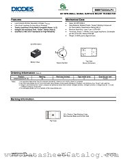 MMBT2222ALP4-7B datasheet pdf Diodes