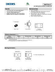 MMBT3904LP-7B datasheet pdf Diodes