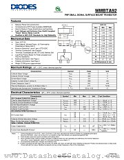 MMBTA92-7-F datasheet pdf Diodes