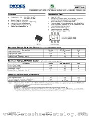 MMDT3946-7-F datasheet pdf Diodes