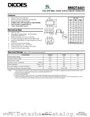 MMDT4401-7-F datasheet pdf Diodes