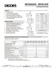 MP2504/W datasheet pdf Diodes
