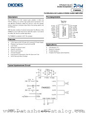 PAM8003 datasheet pdf Diodes