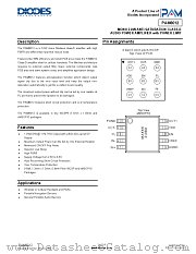 PAM8012AZN datasheet pdf Diodes