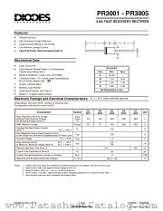 PR3003-T datasheet pdf Diodes