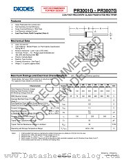 PR3007G-B datasheet pdf Diodes