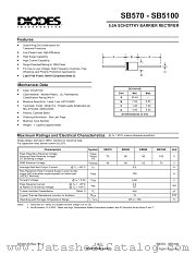 SB570-T datasheet pdf Diodes