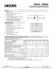 SB560-T datasheet pdf Diodes