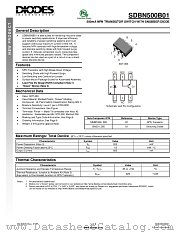 SDBN500B01 datasheet pdf Diodes