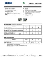 SMBJ85A-13-F datasheet pdf Diodes