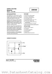 ZSM300 datasheet pdf Diodes