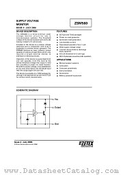 ZSM560 datasheet pdf Diodes
