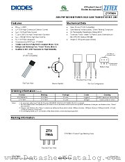 ZTX796A datasheet pdf Diodes