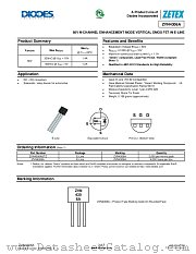 ZVN4306A datasheet pdf Diodes